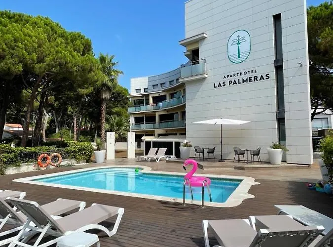 Hotel de 4 estrellas: Aparthotel Las Palmeras Castelldefels